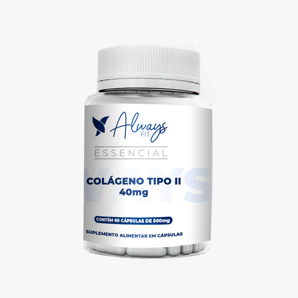 Colágeno Tipo II 40mg - 60 Cápsulas