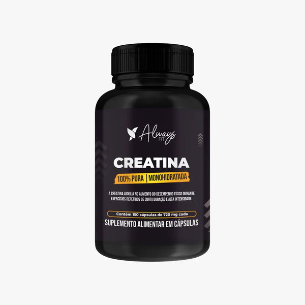Creatina Monohidratada 100% Pura - 150 Cápsulas