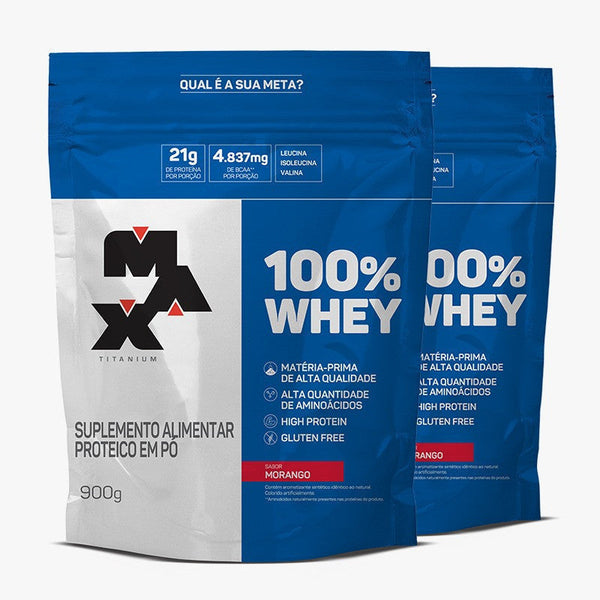 100hey Protein (2xRefil-900g) Max Titanium
